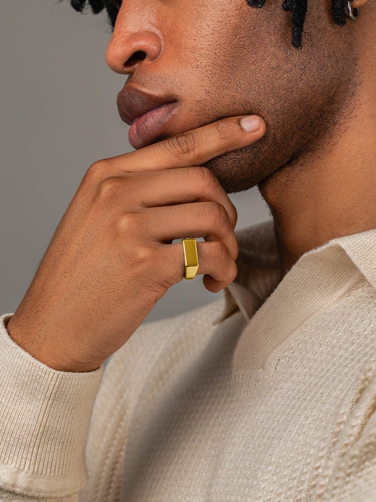 Rectangle Signet Ring