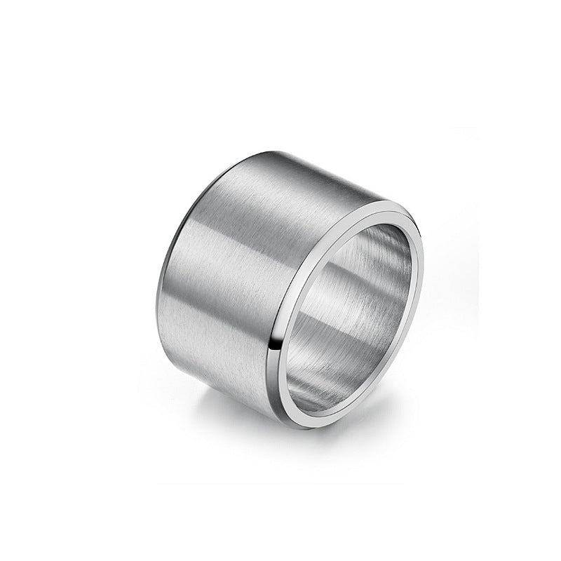 Wide Titanium Ring