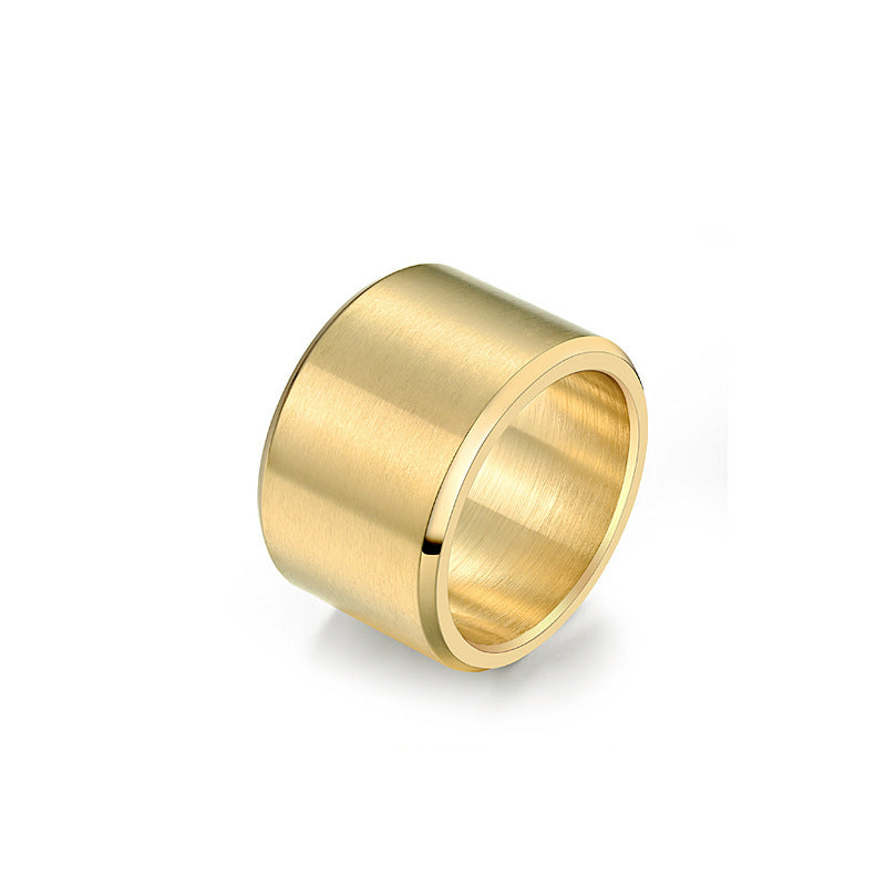 Wide Titanium Ring