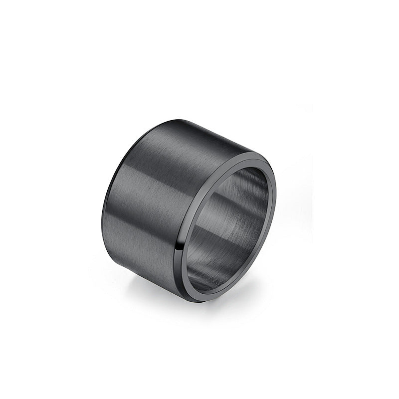 Wide Titanium Ring