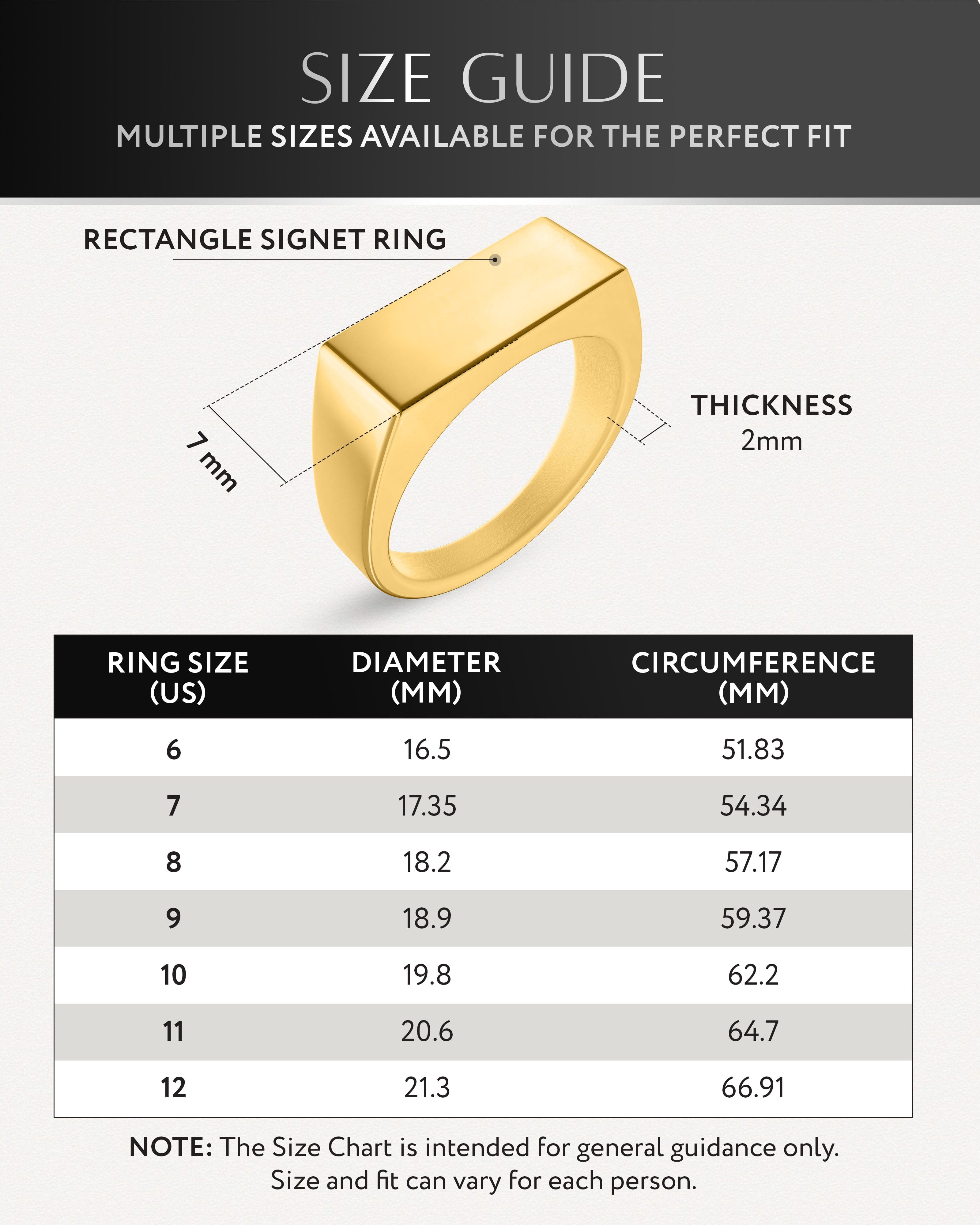 Rectangle Signet Ring